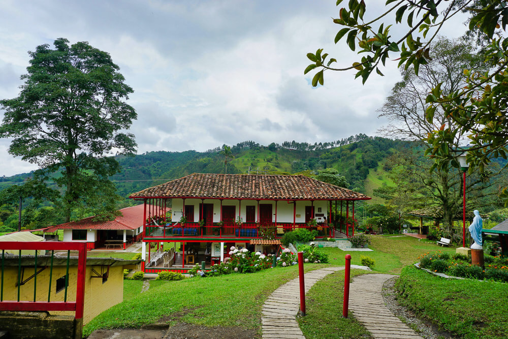 Coffee farm El Ocaso in Salento Valley, Colombia