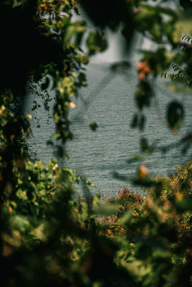 Overlooking the ocean in Parque Tayrona, Colombian Coast