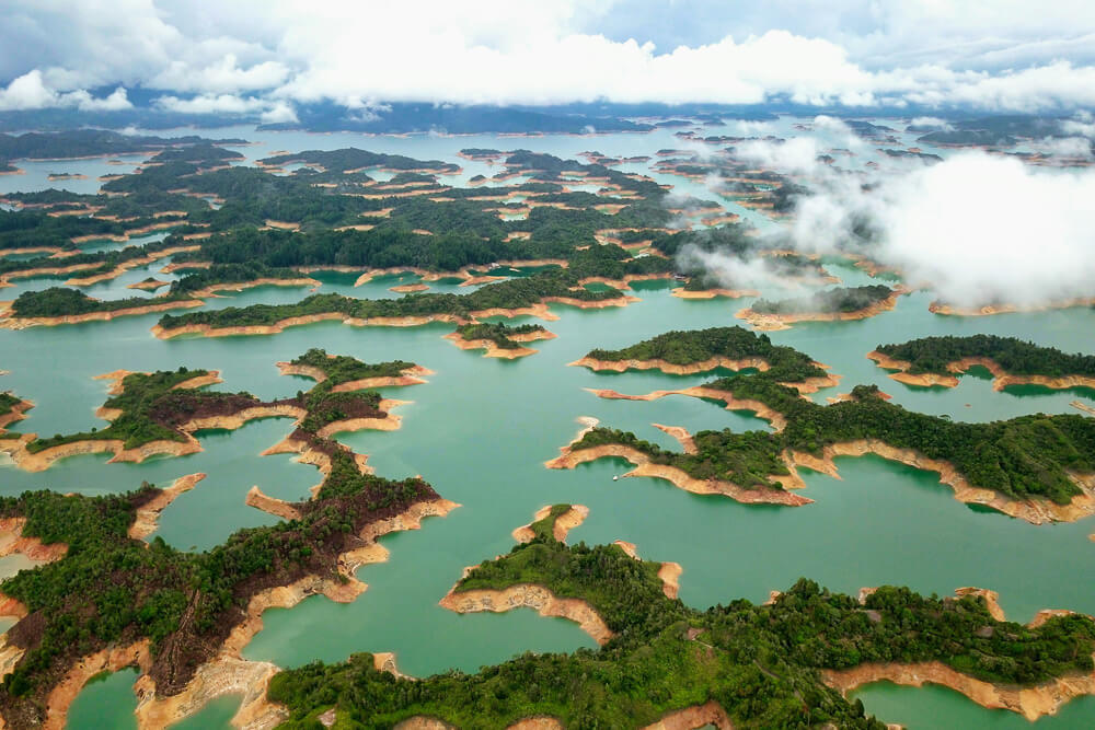 Overlooking Guatape Colombia