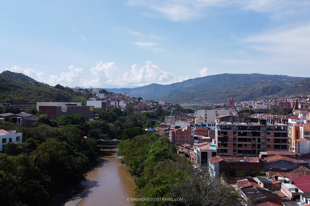 Overlooking San Gil Colombia