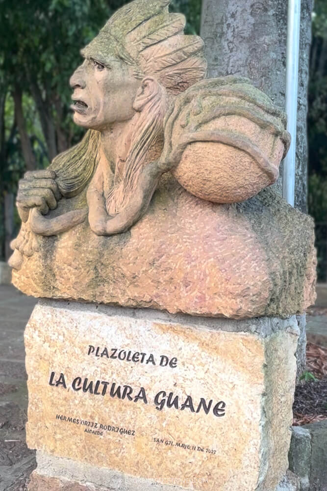 Guane Statue Santander Colombia