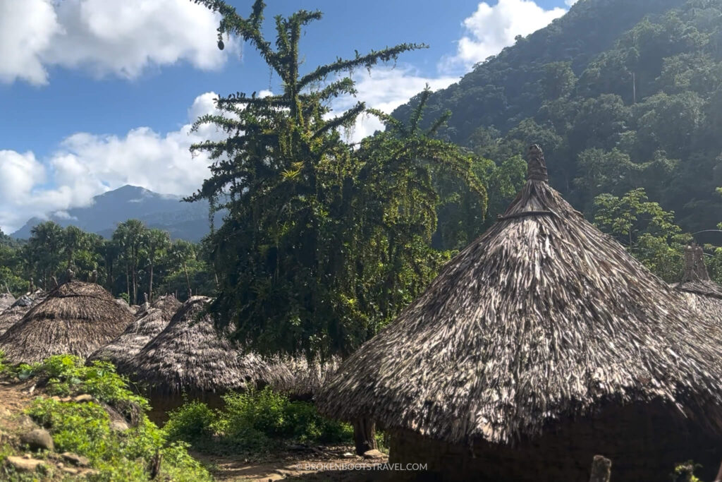 Wiwa village along the Lost City Hike 