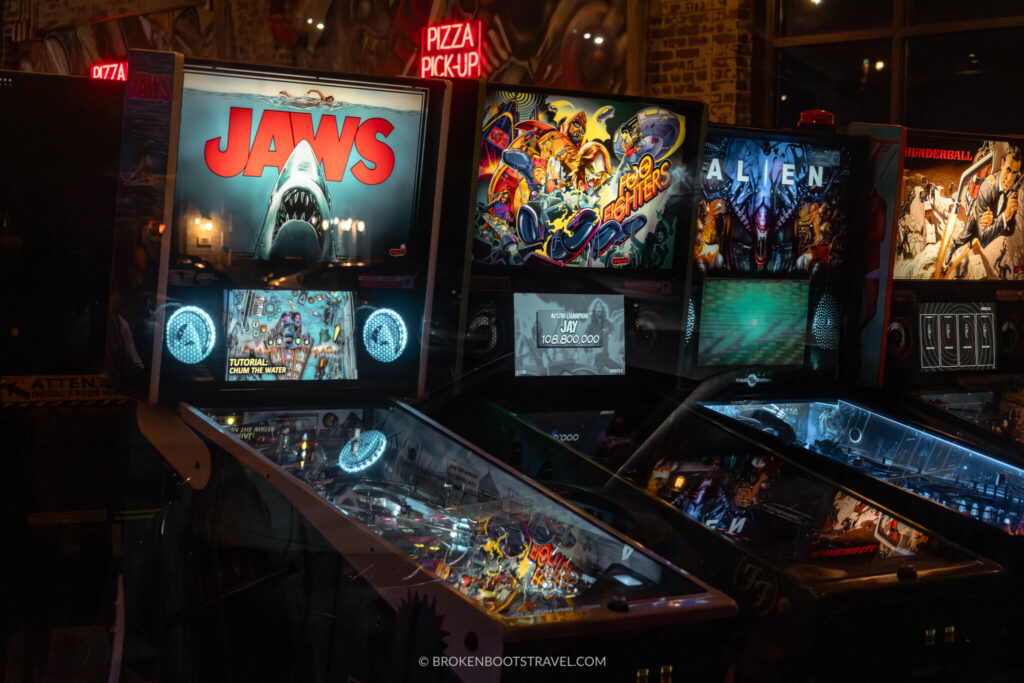 Boxcar Arcade pinball machines