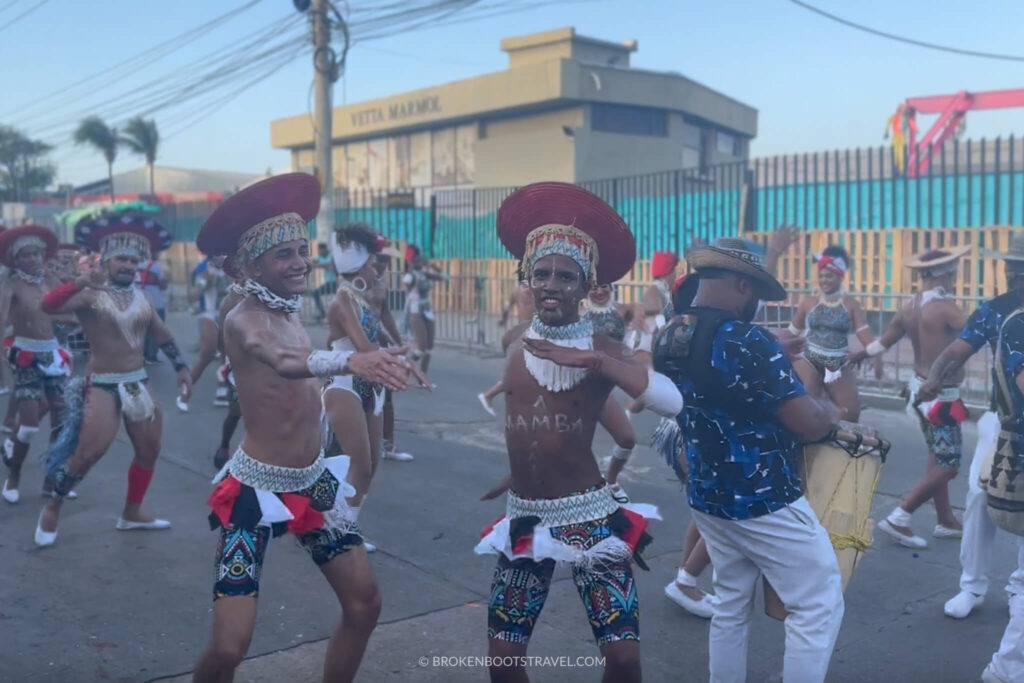 Mapalé dancers at Barranquilla Carnival 