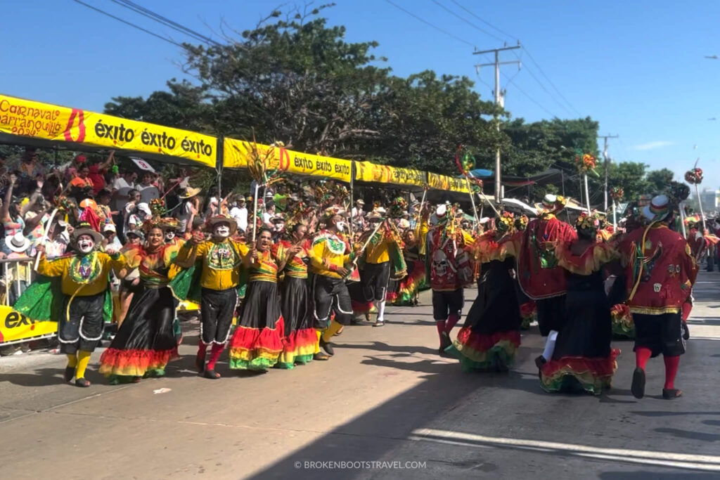 Garabato Dancers at Barranquilla Carnival