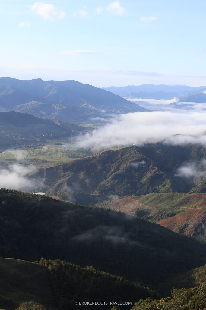 Green mountains with cloud coverage, Urrao, Antioquia