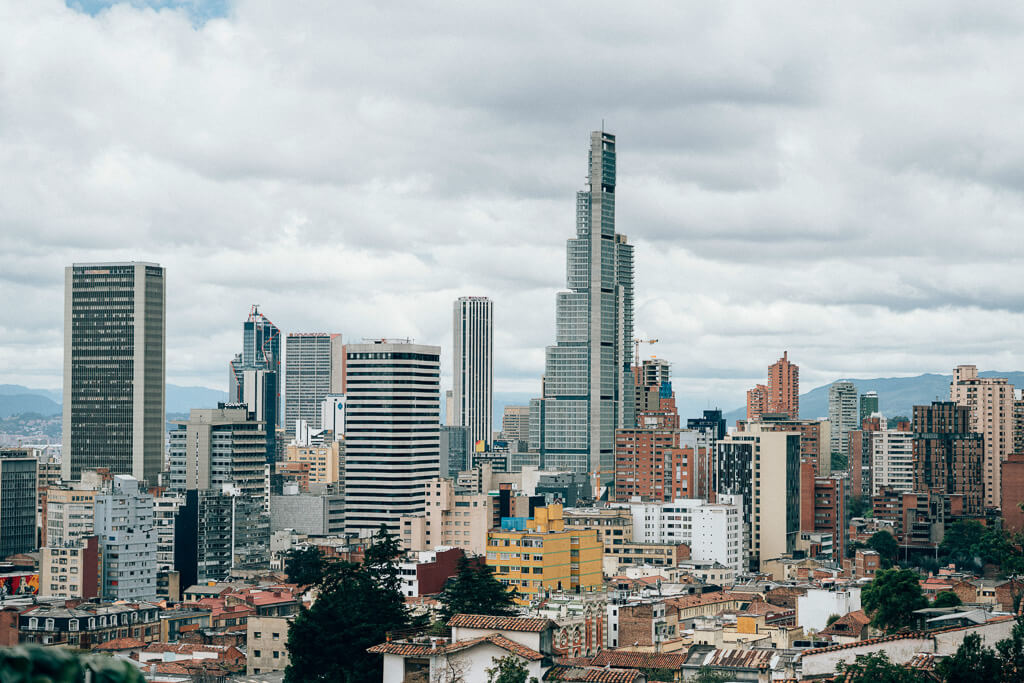 Skyline of Bogota, Colombia