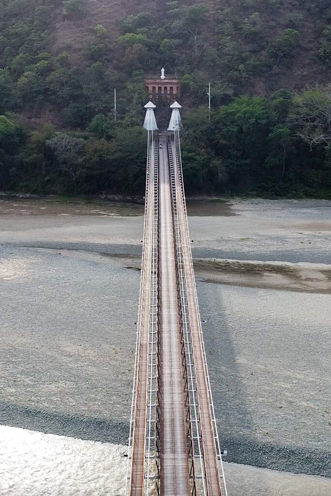 El Puente de Occidente outside of Santa Fe de Antioquia and Medellin