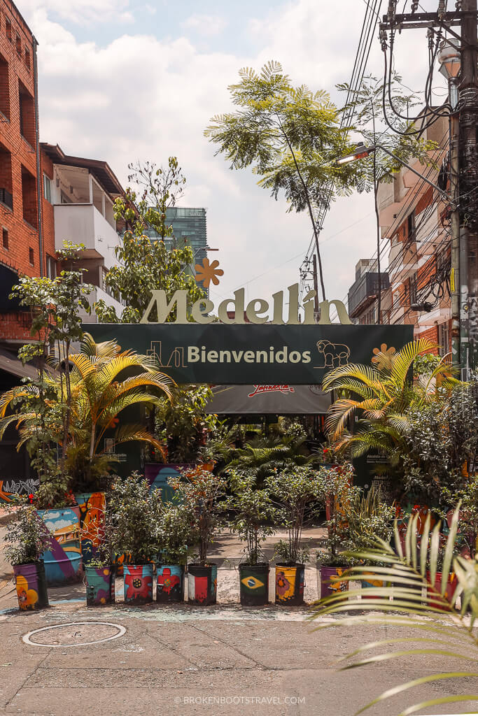 El Poblado neighborhood of Medellín, Colombia