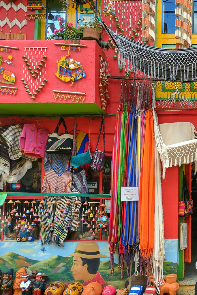 Artisan items in Ráquira, Boyacá, Colombia