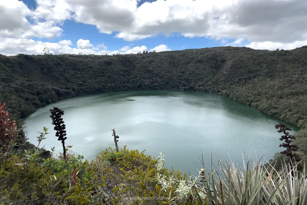 Overlooking Laguna Guatavita