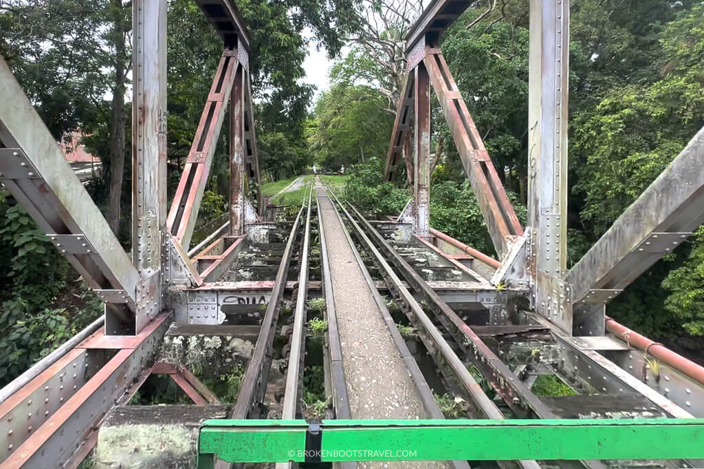 Riding the old train track to Bocatoma, Villeta, Cundinamarca, Colombia